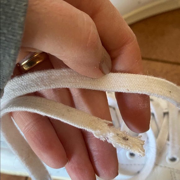 Adidas Stan Smith White Leather Light Blue Men’s 7 Women's 8.5 Sneakers Shoes - Picture 7 of 8